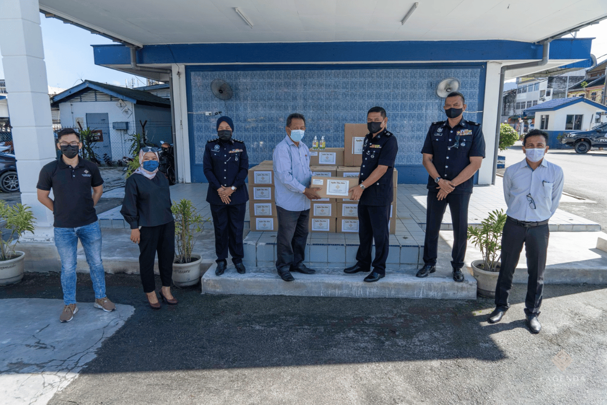 Polis Dan Rakyat Berpisah Tiada – Penyampaian Barangan Sokongan