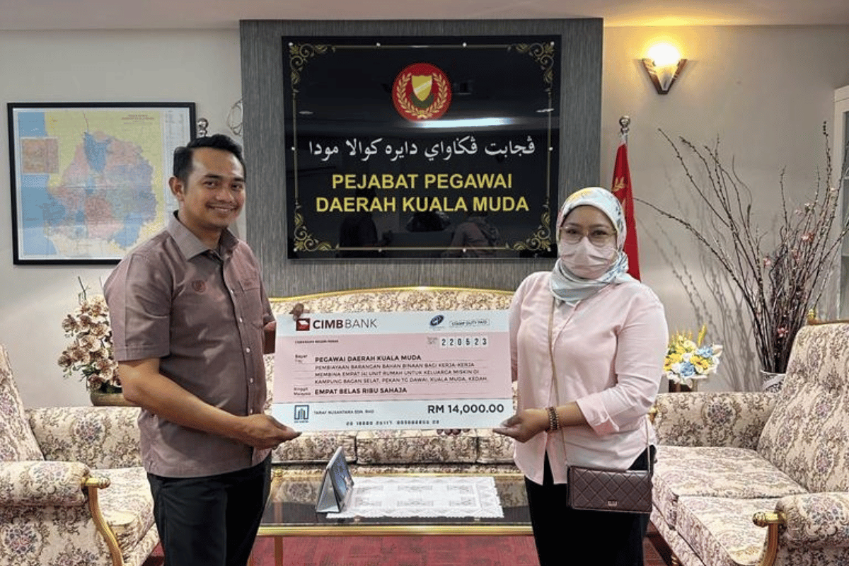 Sumbangan Sebahagian Pembiayaan Bahan Binaan